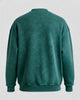 Yıkamalı Şardonlu Sweatshirt Yeşil