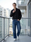 Baggy Model Regular Fit Jean Trousers