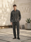 EFFECTIVE VELVET OVERSIZE TROUSERS