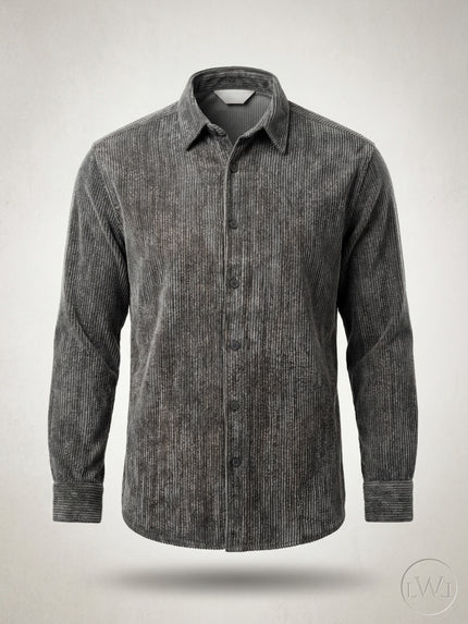 EFFECTIVE VELVET OVERSIZE SHIRT
