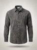 OVERSIZE EFEKTLİ KADİFE GÖMLEK ANTRASİT