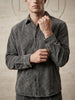 OVERSIZE EFEKTLİ KADİFE GÖMLEK ANTRASİT