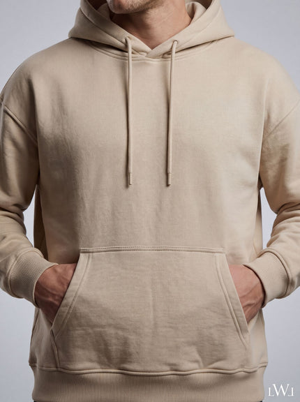 Erkek İçi Şardonlu Kışlık Hoodie | Sıcak Tutan Kanguru Cepli Sweatshirt