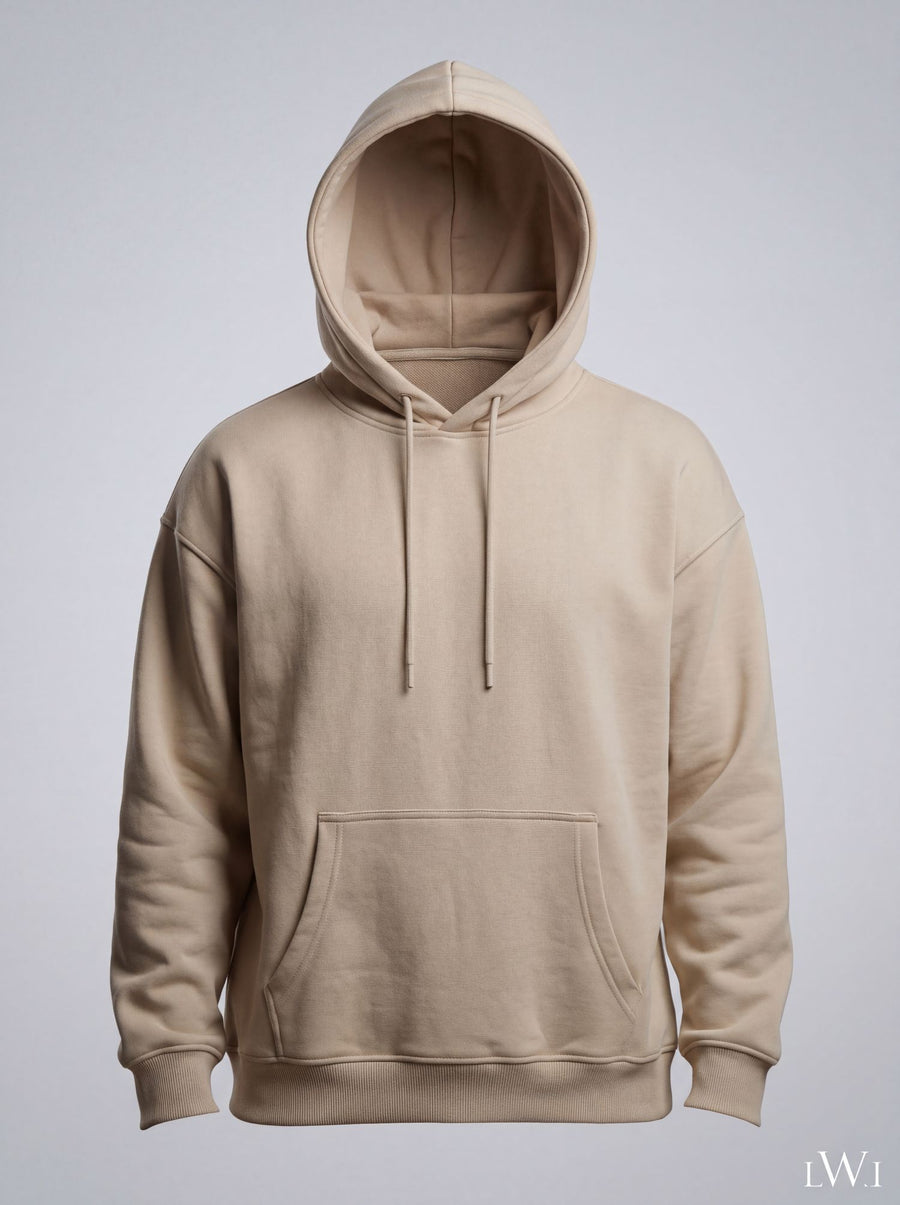 Erkek İçi Şardonlu Kışlık Hoodie | Sıcak Tutan Kanguru Cepli Sweatshirt