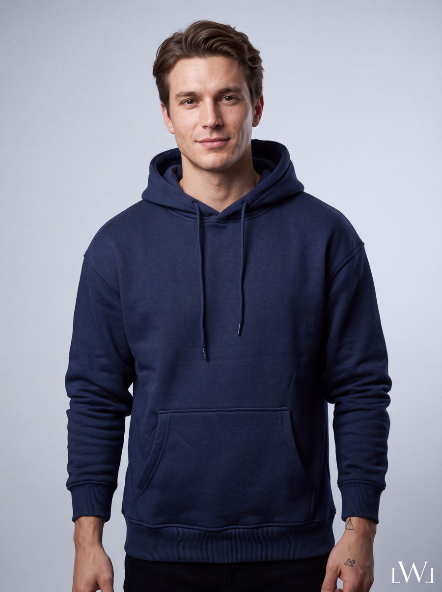 Erkek İçi Şardonlu Kışlık Hoodie Eşofman Takımı | Rahat Kesim