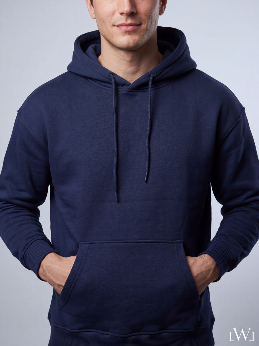 Erkek İçi Şardonlu Kışlık Hoodie Eşofman Takımı | Rahat Kesim