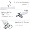 5 Adet Ahşap Pantolon & Etek Askısı