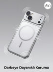iPhone 13/14 Uyumlu iPhone 17 Çevirici MagSafe Kamera Lens Korumalı Cep Telefonu Kılıfı