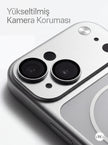 iPhone 13/14 Uyumlu iPhone 17 Çevirici MagSafe Kamera Lens Korumalı Cep Telefonu Kılıfı