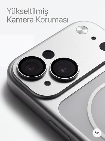 iPhone 13/14 Uyumlu iPhone 17 Çevirici MagSafe Kamera Lens Korumalı Cep Telefonu Kılıfı