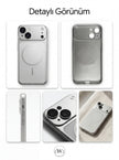 iPhone 13/14 Uyumlu iPhone 17 Çevirici MagSafe Kamera Lens Korumalı Cep Telefonu Kılıfı