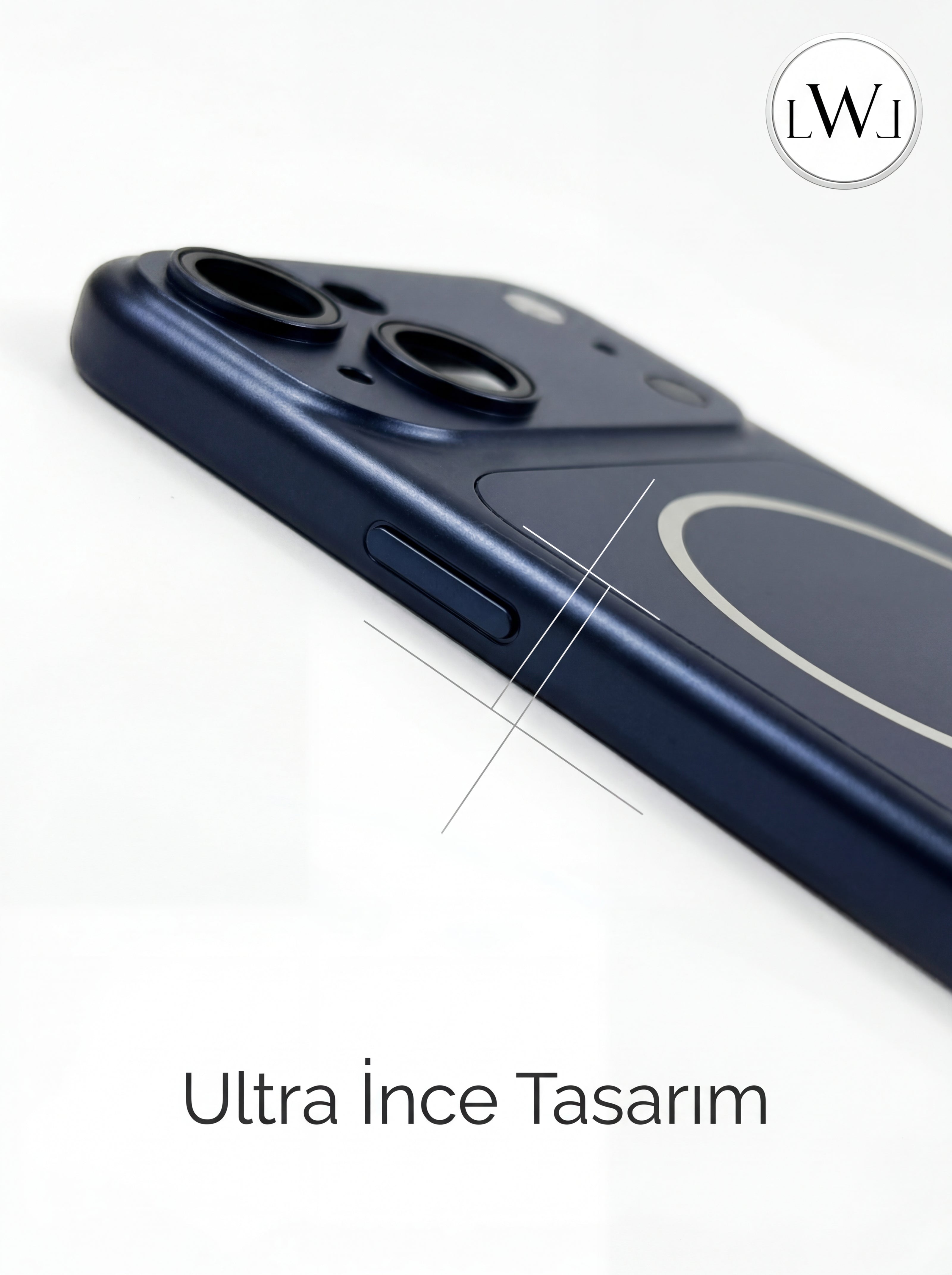 iPhone 15 Uyumlu iPhone 17 Çevirici MagSafe Kamera Lens Korumalı Cep Telefonu Kılıfı