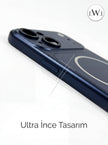 iPhone 15 Uyumlu iPhone 17 Çevirici MagSafe Kamera Lens Korumalı Cep Telefonu Kılıfı