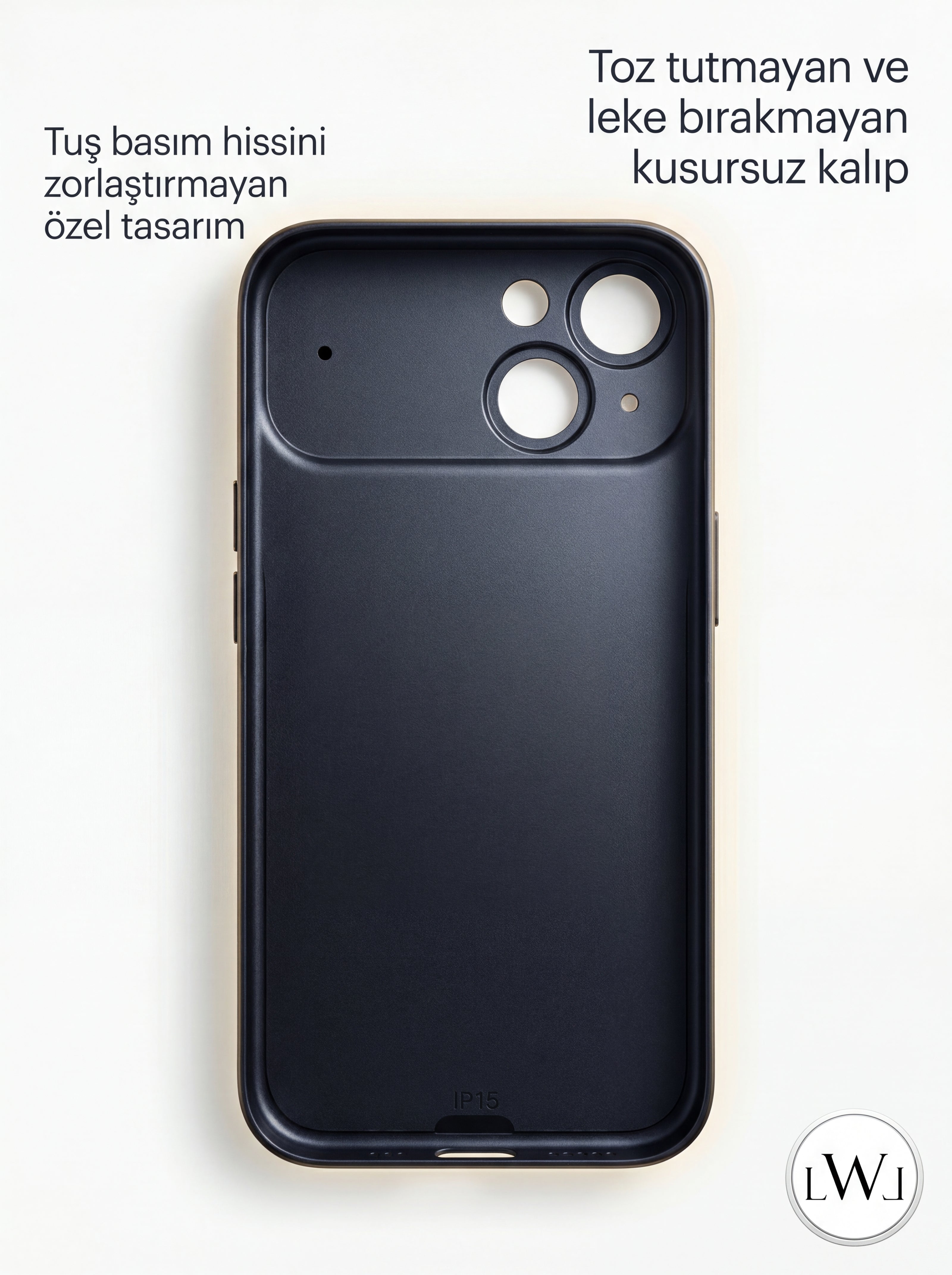 iPhone 15 Uyumlu iPhone 17 Çevirici MagSafe Kamera Lens Korumalı Cep Telefonu Kılıfı