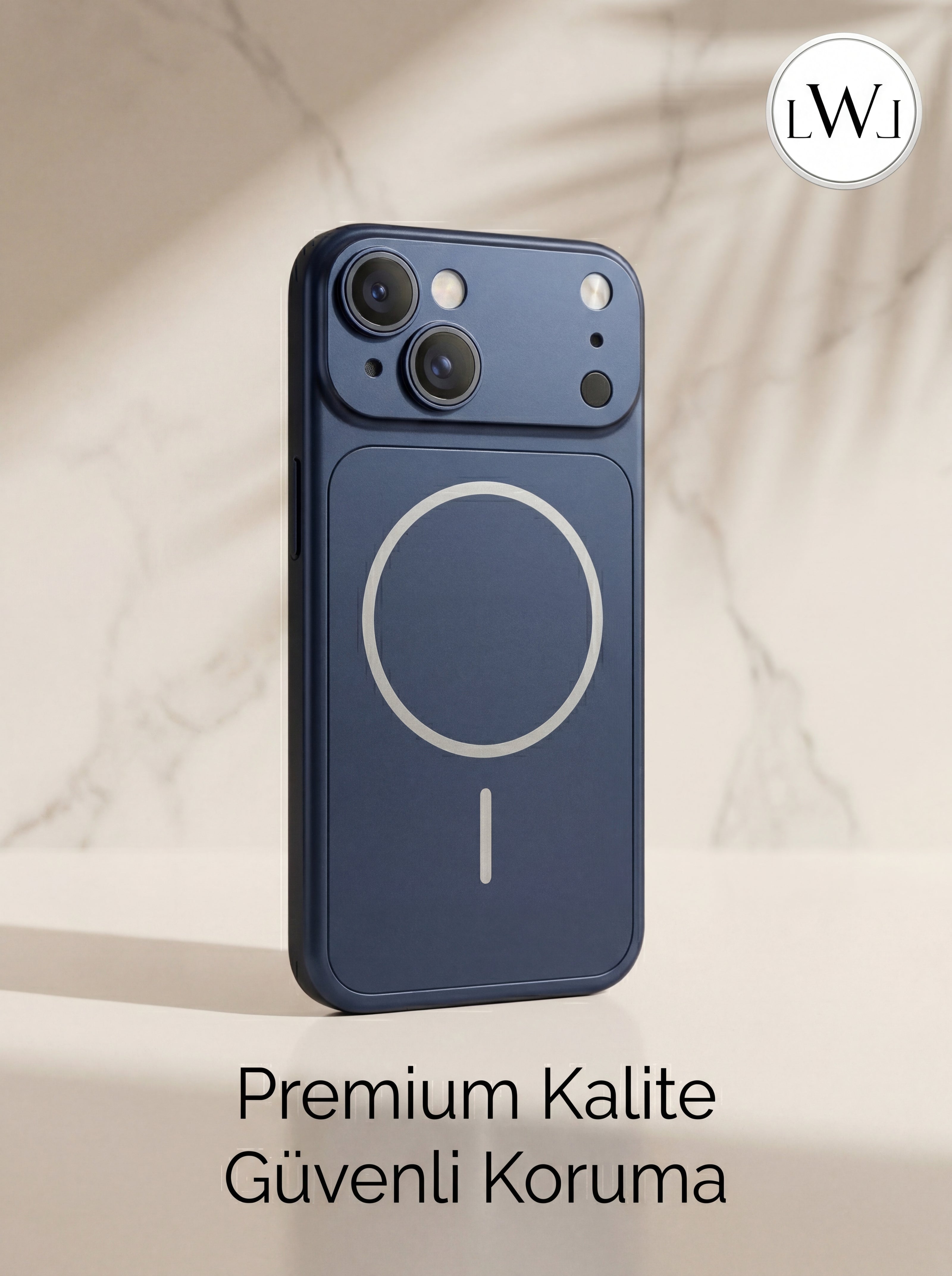 iPhone 15 Uyumlu iPhone 17 Çevirici MagSafe Kamera Lens Korumalı Cep Telefonu Kılıfı