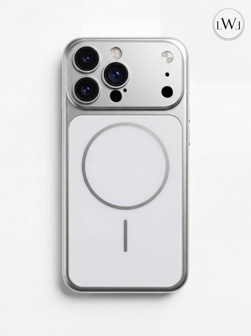 iPhone 13 Pro Max  Uyumlu 17 Pro Max Çevirici MagSafe Kamera Lens Korumalı Cep Telefonu Kılıfı