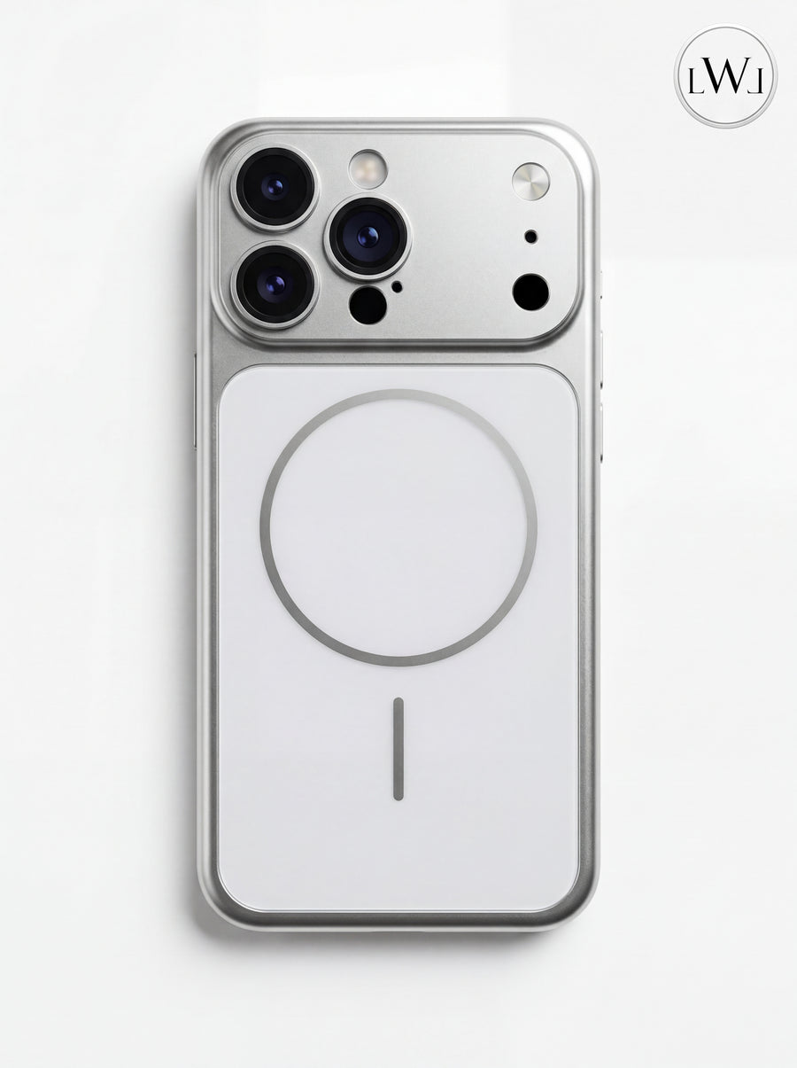 iPhone 13 Pro Max  Uyumlu 17 Pro Max Çevirici MagSafe Kamera Lens Korumalı Cep Telefonu Kılıfı