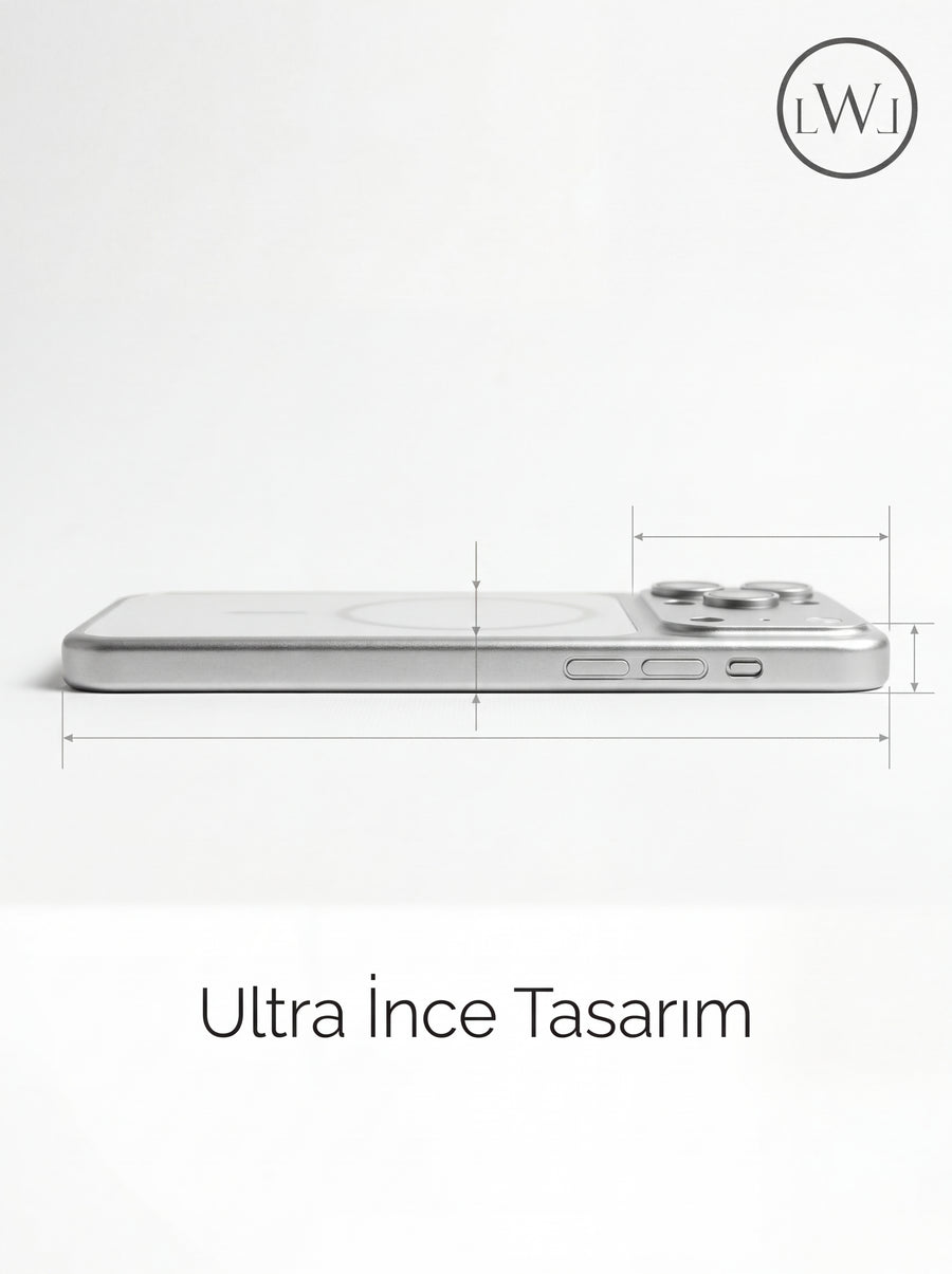 iPhone 15  Pro  Max Uyumlu 17 Pro Max Çevirici MagSafe Kamera Lens Korumalı Cep Telefonu Kılıfı