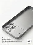 iPhone 13 Pro Max  Uyumlu 17 Pro Max Çevirici MagSafe Kamera Lens Korumalı Cep Telefonu Kılıfı