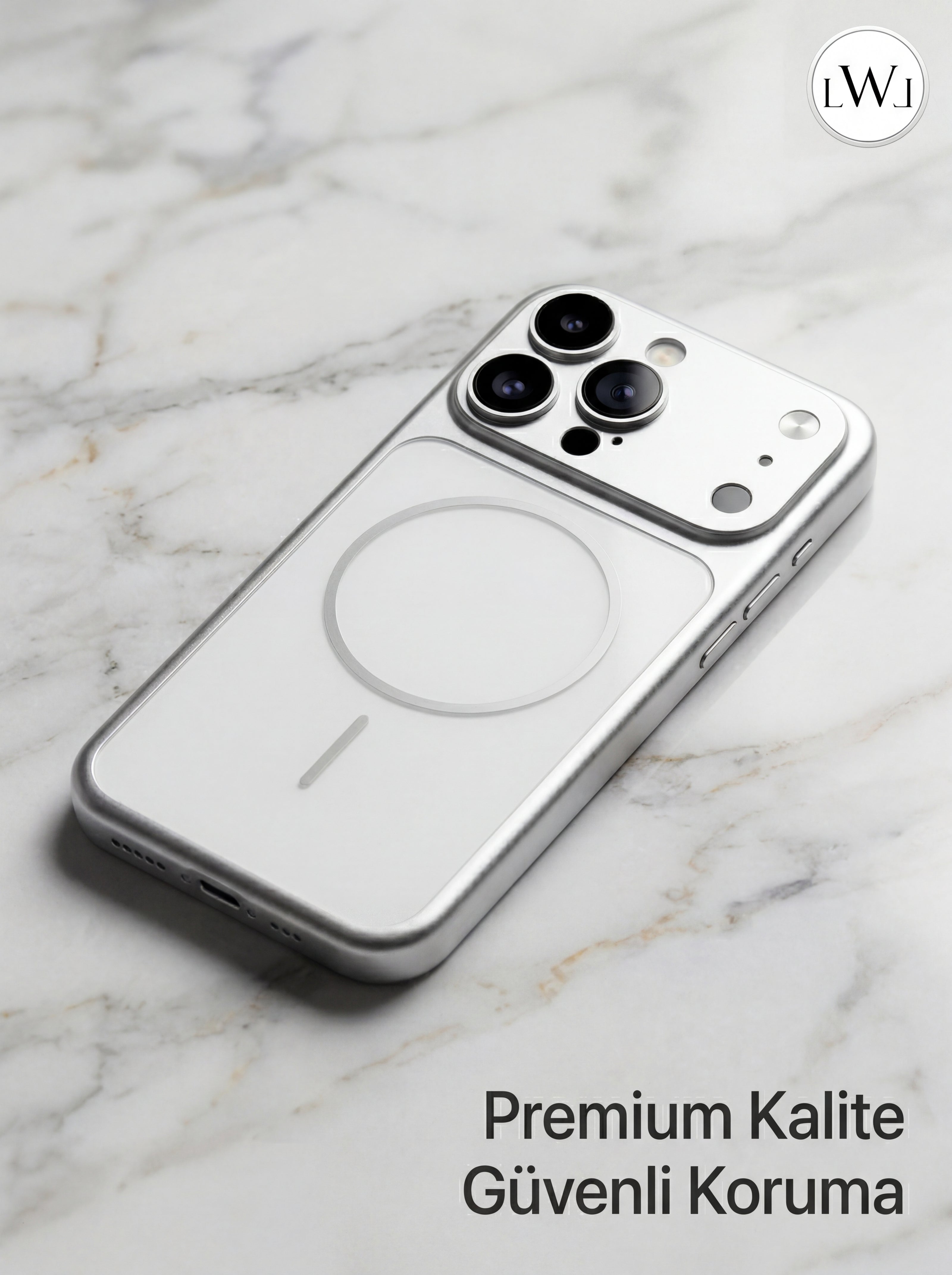 iPhone 14 Pro Uyumlu iPhone 17 Pro Çevirici MagSafe Kamera Lens Korumalı Cep Telefonu Kılıfı