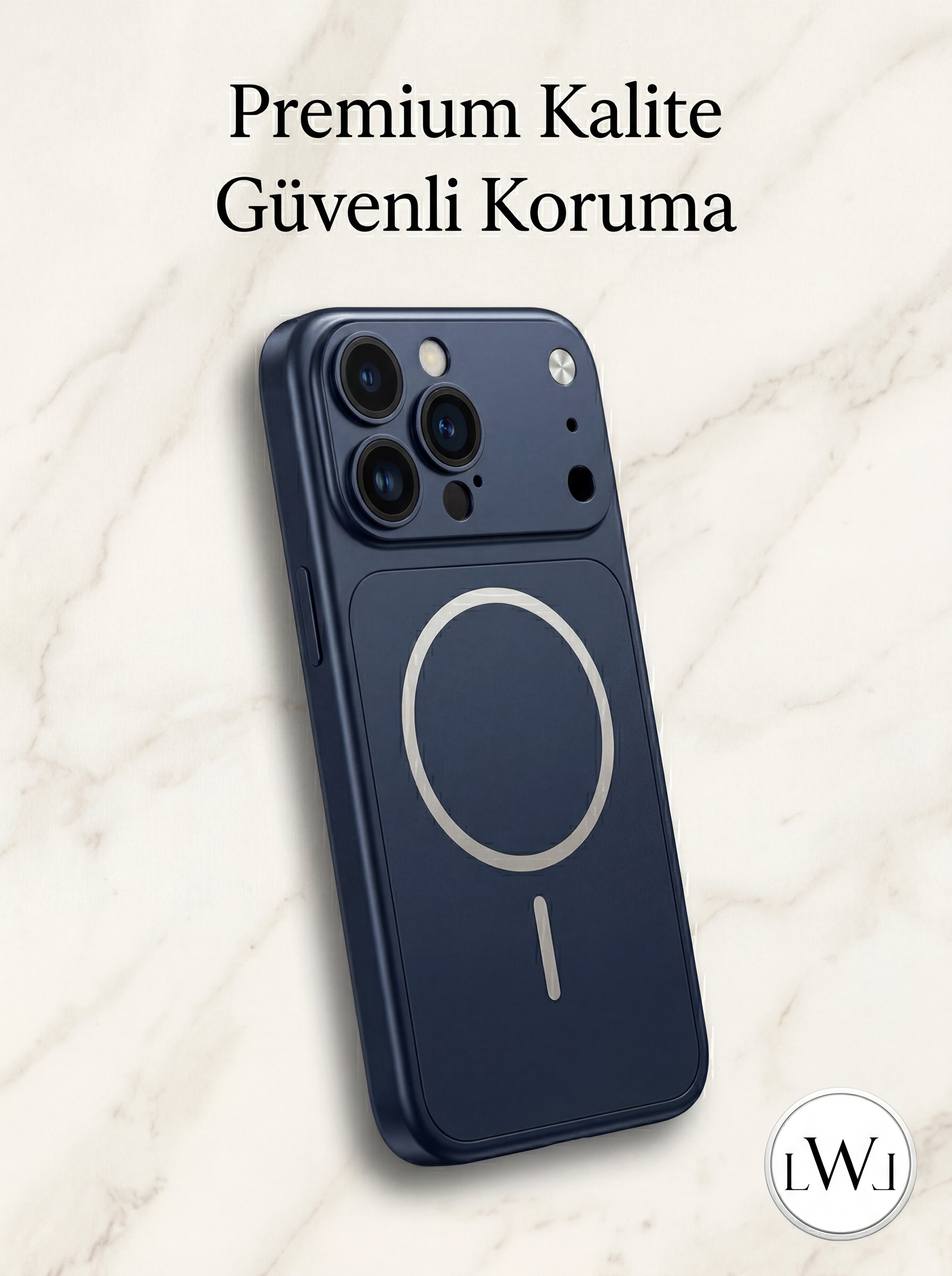 iPhone 13 Pro Max  Uyumlu 17 Pro Max Çevirici MagSafe Kamera Lens Korumalı Cep Telefonu Kılıfı