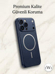 iPhone 13 Pro Max  Uyumlu 17 Pro Max Çevirici MagSafe Kamera Lens Korumalı Cep Telefonu Kılıfı