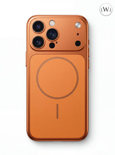 iPhone 13 Pro Max  Uyumlu 17 Pro Max Çevirici MagSafe Kamera Lens Korumalı Cep Telefonu Kılıfı