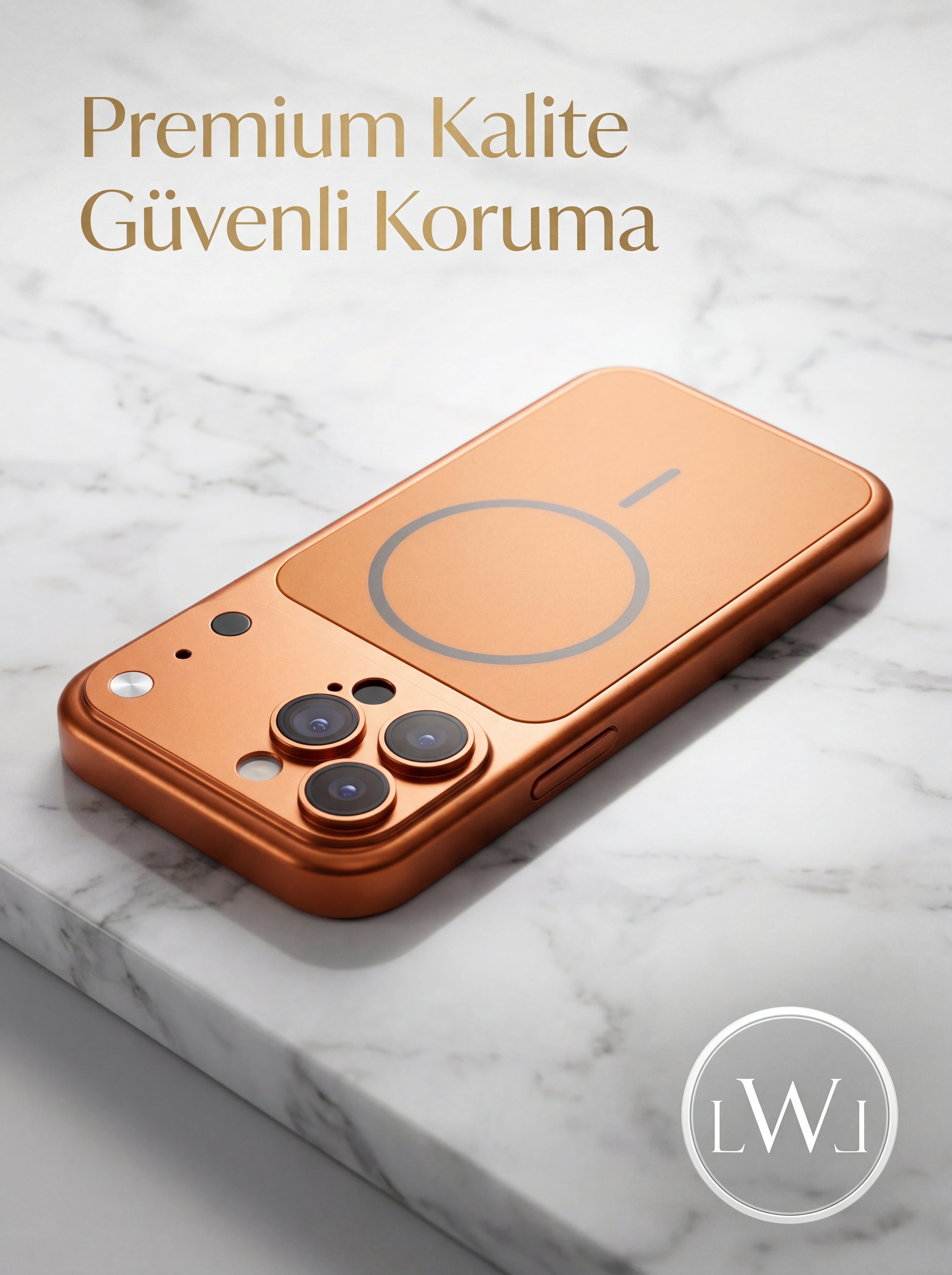 iPhone 14 Pro Uyumlu iPhone 17 Pro Çevirici MagSafe Kamera Lens Korumalı Cep Telefonu Kılıfı