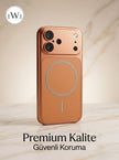 iPhone 16 ile Uyumlu iPhone 17 Çevirici MagSafe Kamera Lens Korumalı Cep Telefonu Kılıfı