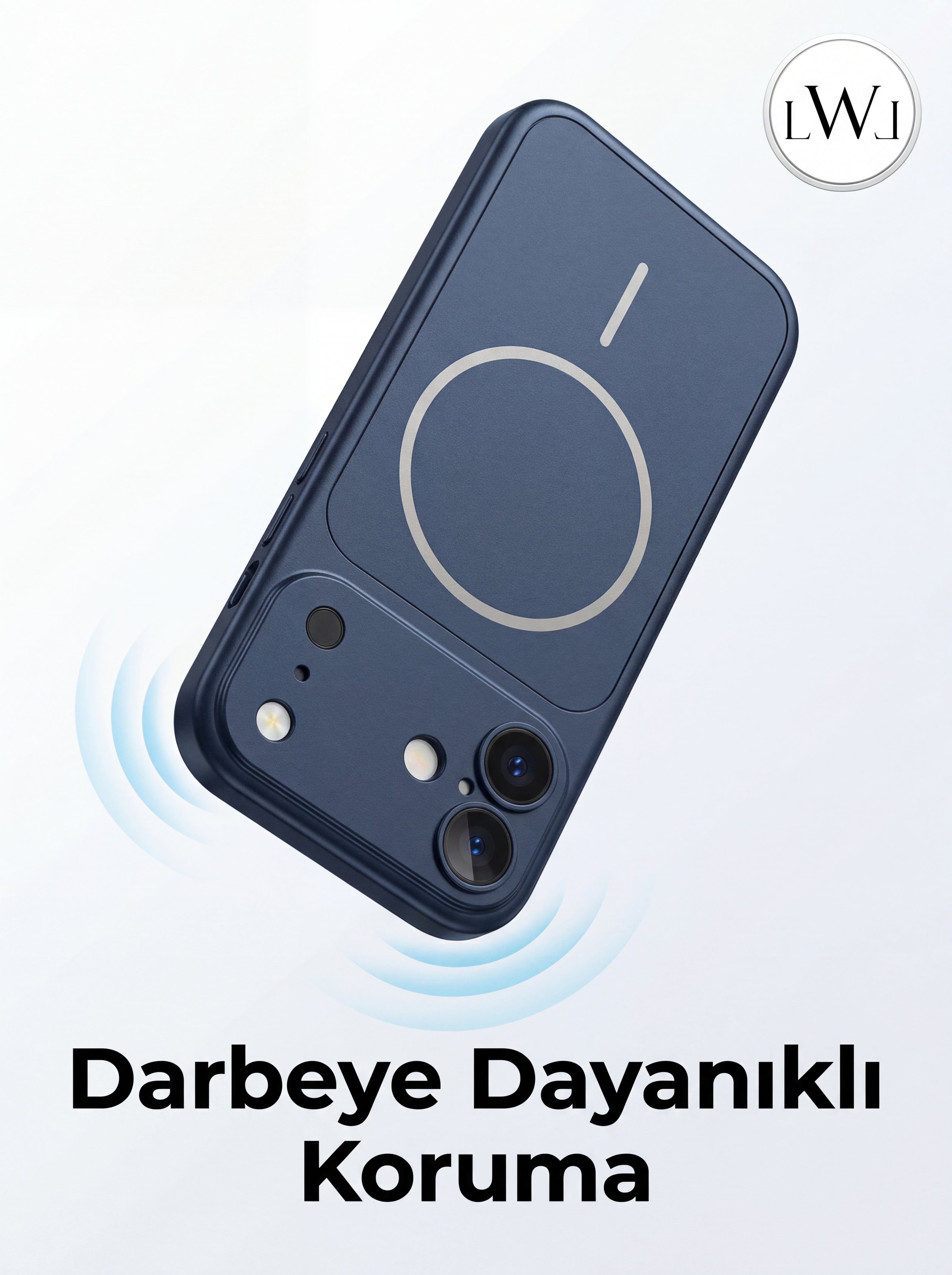 iPhone 16 ile Uyumlu iPhone 17 Çevirici MagSafe Kamera Lens Korumalı Cep Telefonu Kılıfı