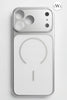 iPhone 17  Pro Max Uyumlu MagSafe Destekli Metalik Lüks Telefon Kılıfı
