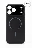 iPhone 17  Pro Max Uyumlu MagSafe Destekli Metalik Lüks Telefon Kılıfı