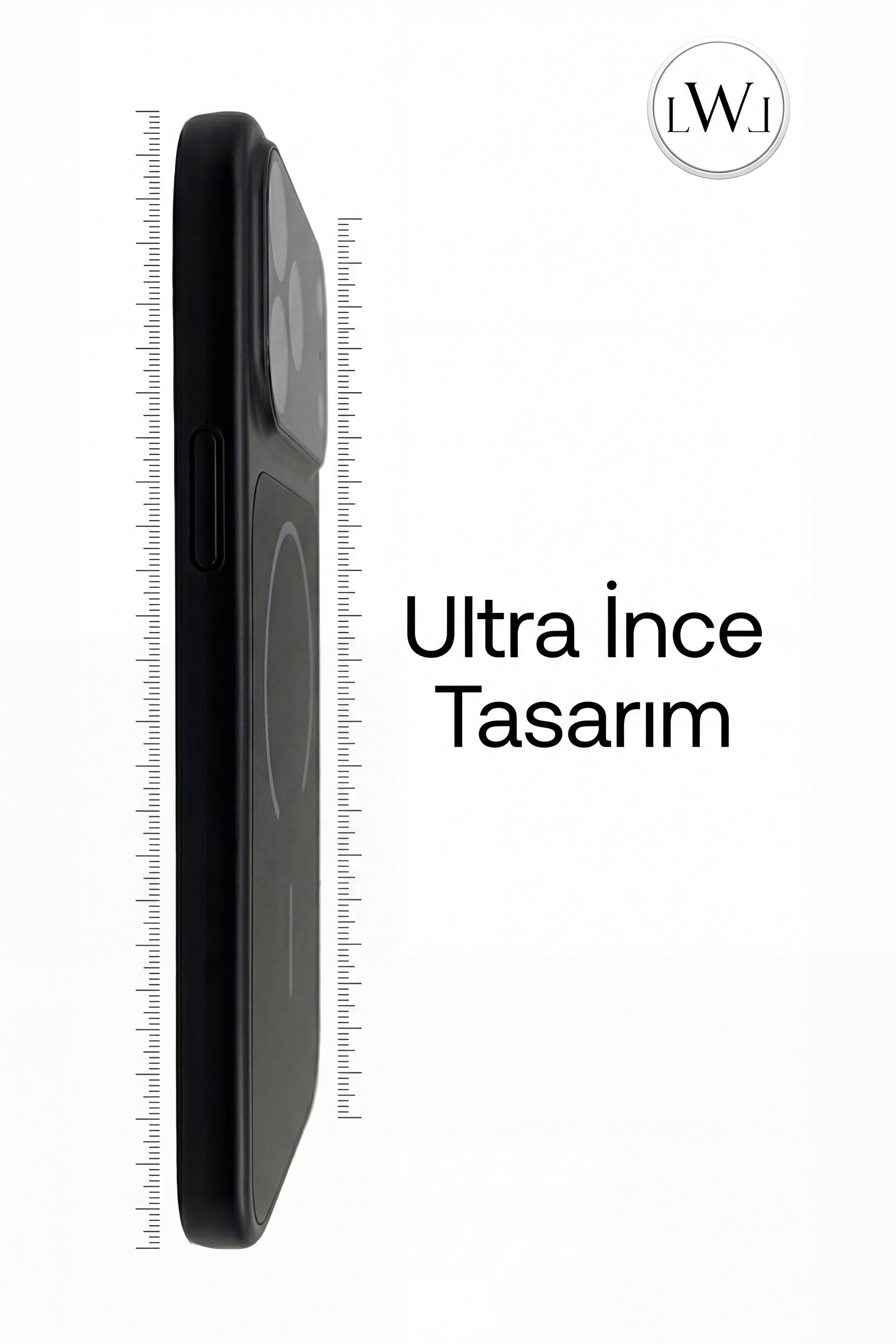 iPhone 17  Pro Max Uyumlu MagSafe Destekli Metalik Lüks Telefon Kılıfı