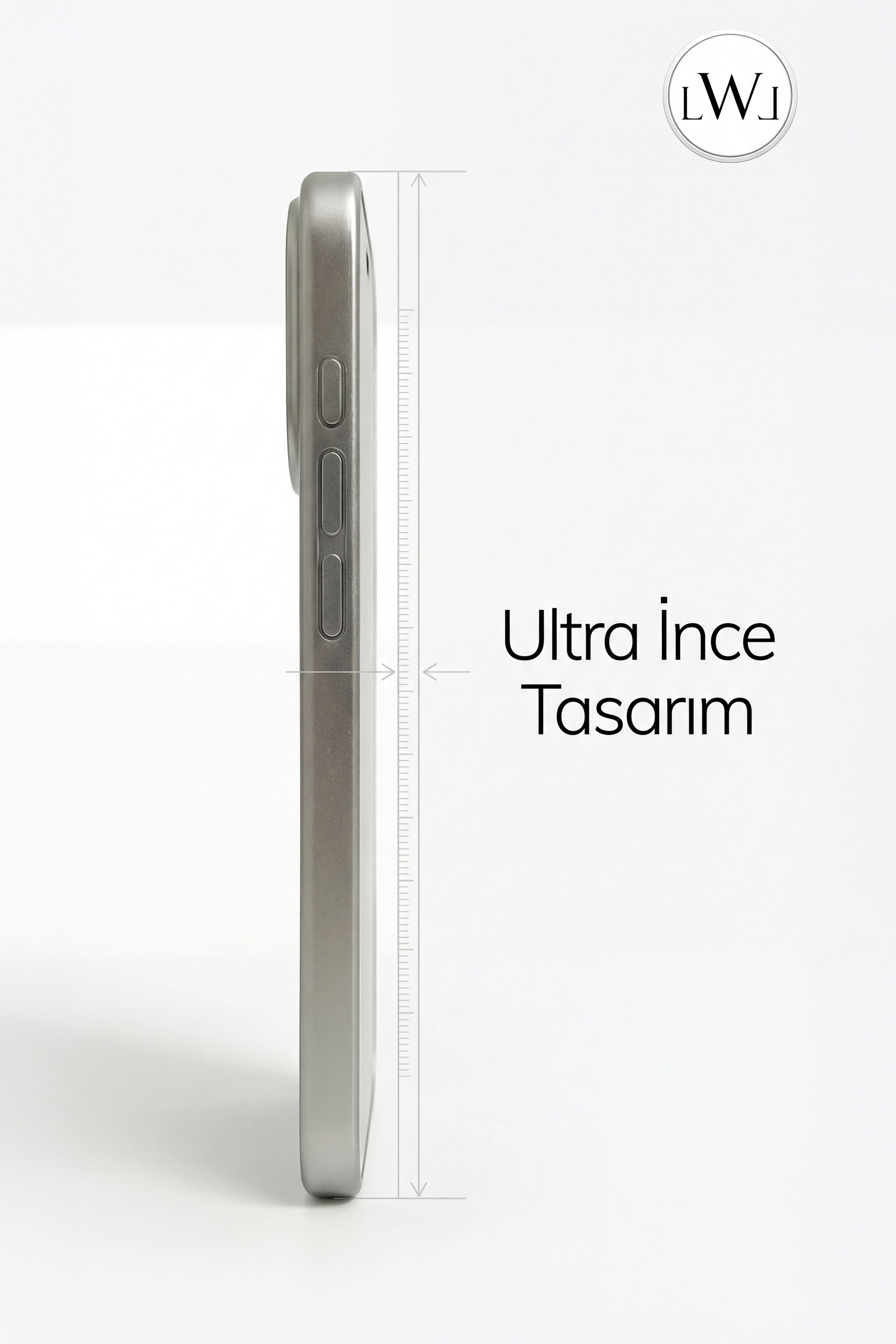 iPhone 17  Pro Uyumlu MagSafe Destekli Metalik Lüks Telefon Kılıfı