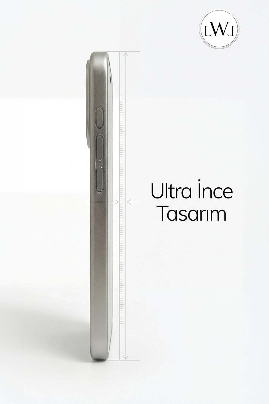 iPhone 17  Pro Uyumlu MagSafe Destekli Metalik Lüks Telefon Kılıfı