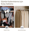5 Adet Ahşap Pantolon & Etek Askısı