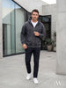 Premium Yıkamalı Fermuarlı Kapüşonlu Oversize Sweatshirt