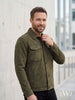 Suede Scuba Four-Pocket Regular Fit Men's Jacket