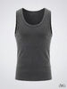 Yıkamalı Eskitmeli Tank Top Kaşkorse Atlet - Antrasit