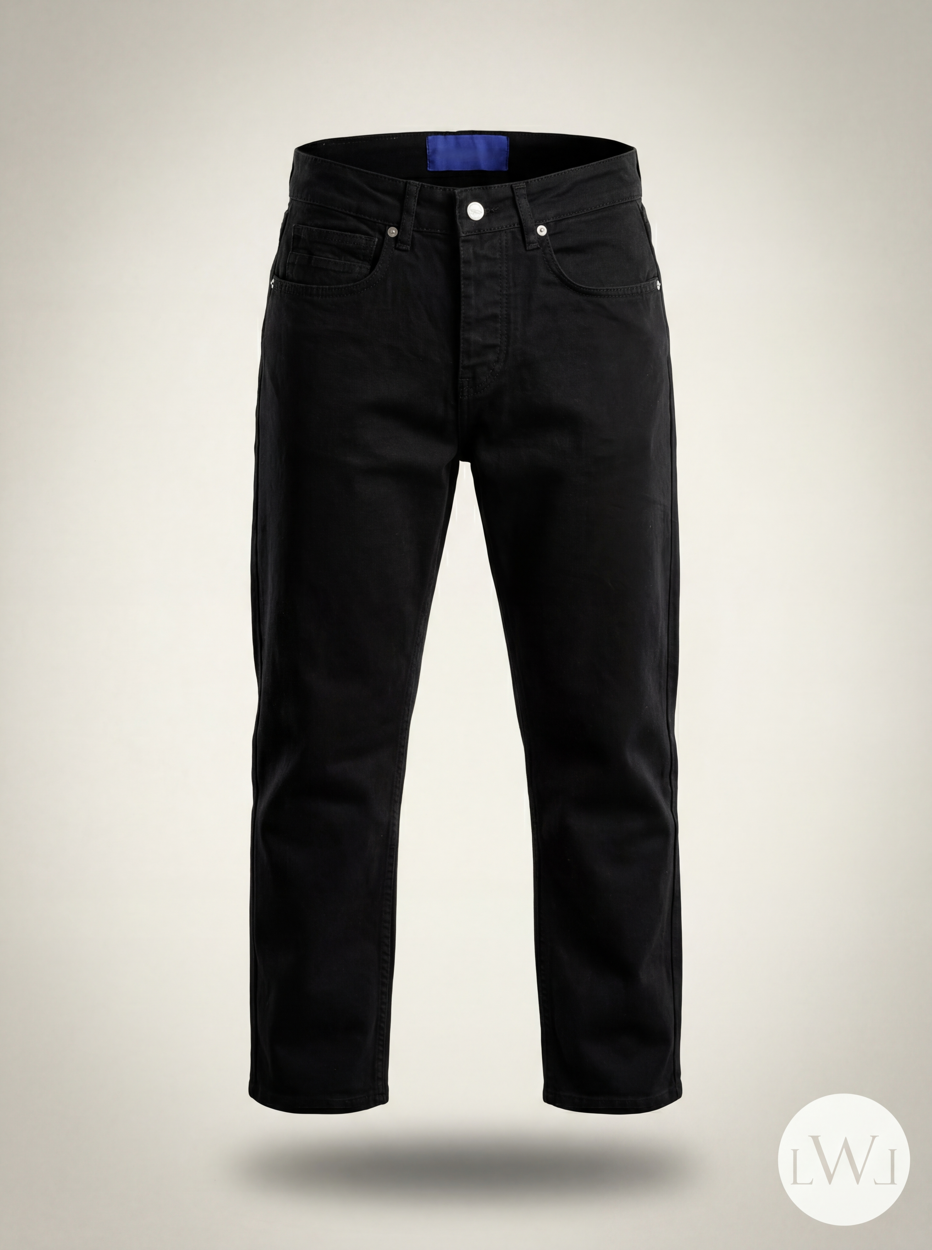 Slim Fit Denim Pantolon Siyah