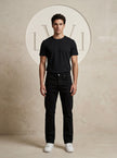 Slim Fit Denim Pantolon Siyah