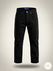 Slim Fit Denim Pantolon Siyah