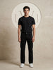 Slim Fit Denim Pantolon Siyah
