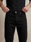 Slim Fit Denim Pantolon Siyah