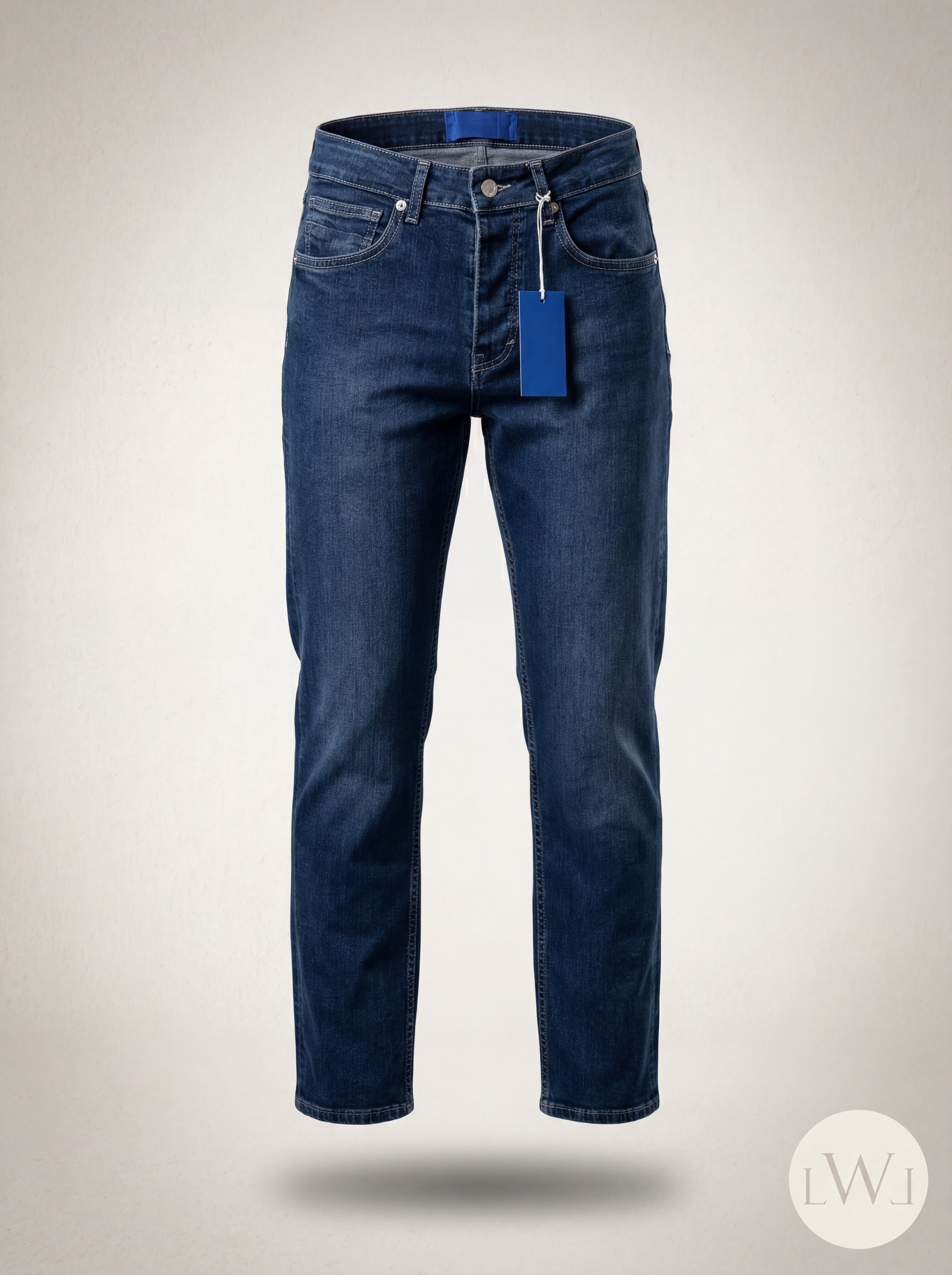 Slim Fit Denim Pantolon Mavi