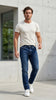 Slim Fit Denim Pantolon Mavi