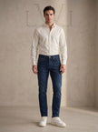 Slim Fit Denim Pantolon Mavi