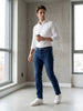Slim Fit Denim Pantolon Mavi