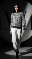 Leopar Desenli Oversize Kazak
