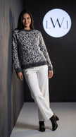 Leopar Desenli Oversize Kazak